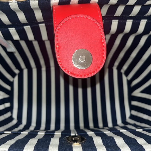 ♠️kate spade Pinch Me Crab Large Natural Straw Tote - Picture 10 of 14